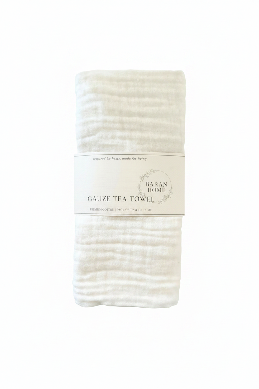 Ivory Gauze Tea Towels