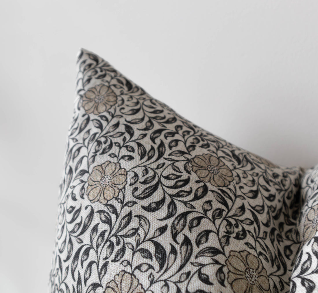 Fleur de Vie Floral Pillow Cover