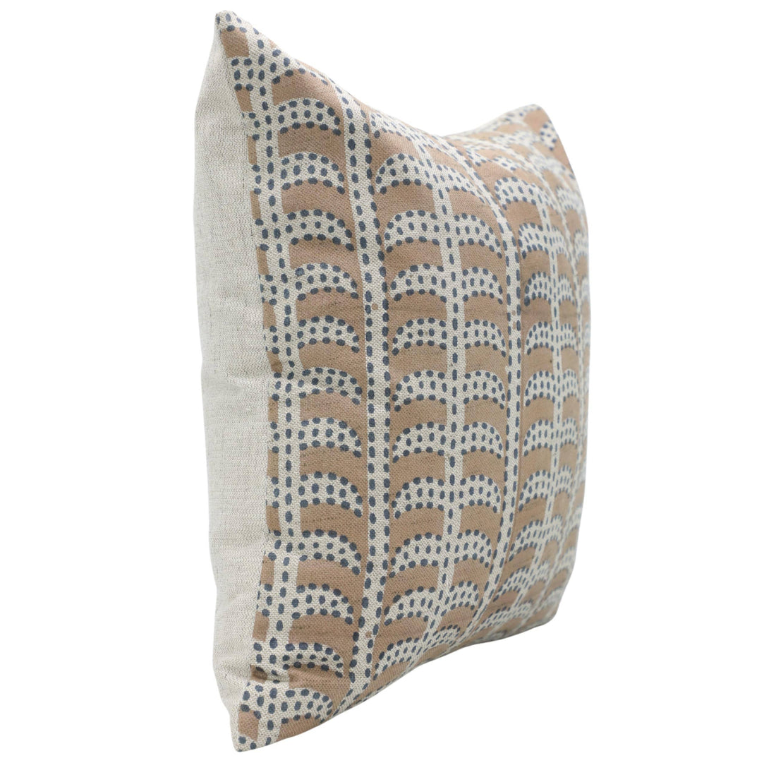 Garud Linen Block Print Pillow Cover