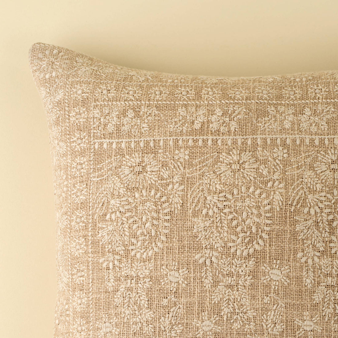 Nisha Embroidered Pillow Cover 20x20