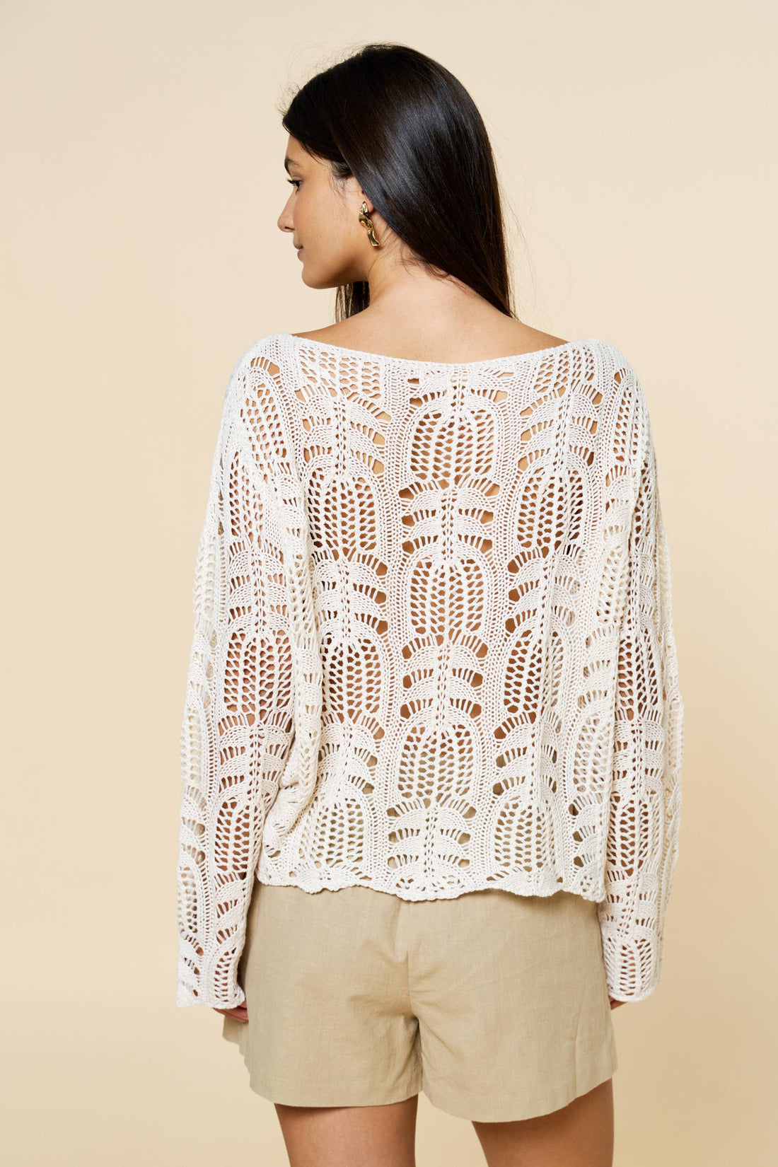 Crochet Boatneck Top