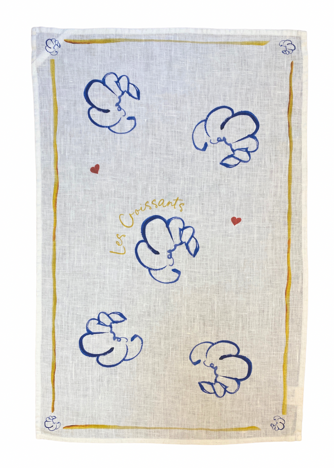 Croissants Tea Towel