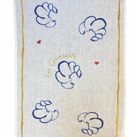 Croissants Tea Towel