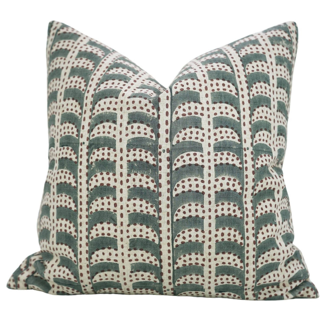 Block Linen Pillow Cover