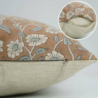 Artistic Block Print Pillow Cover