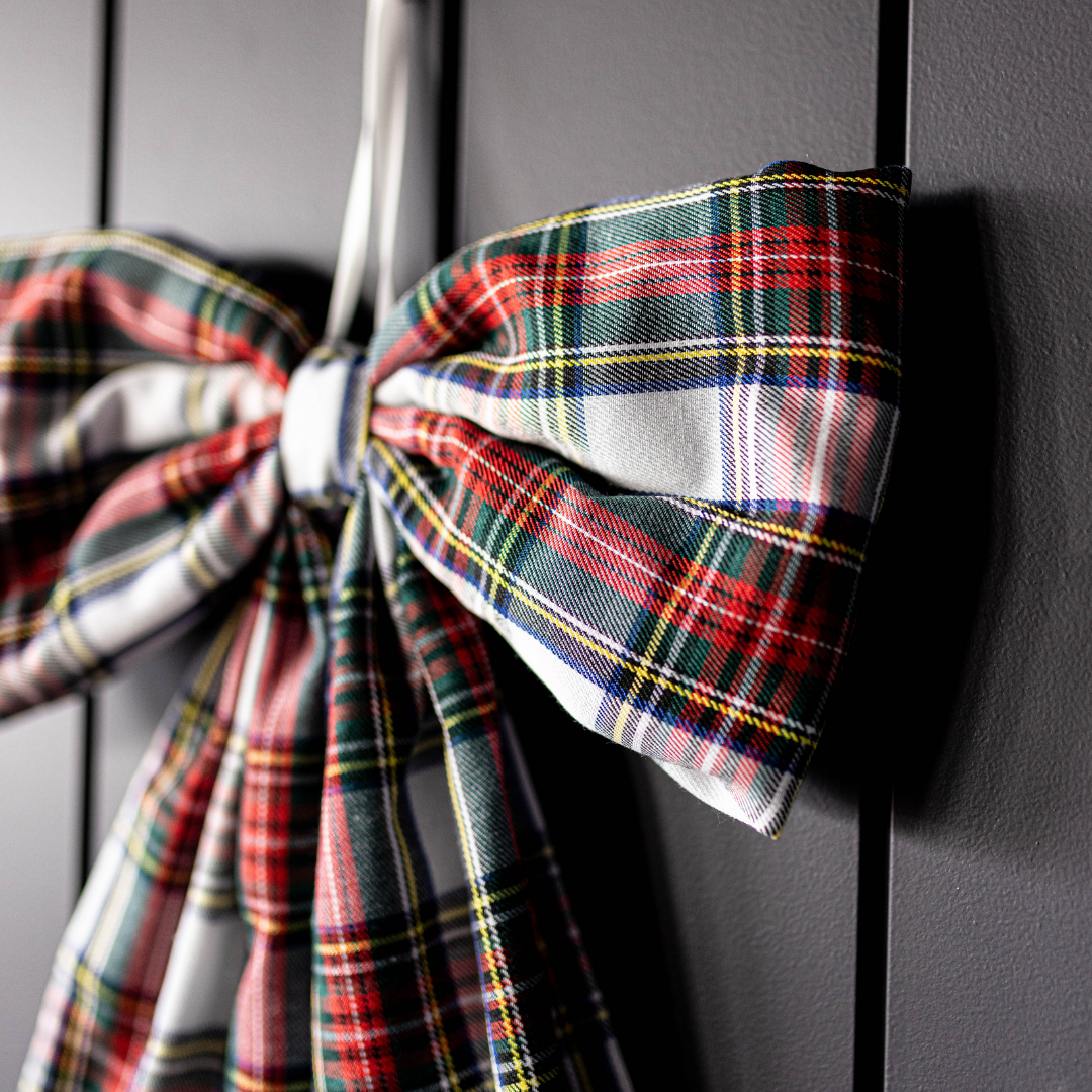 Holiday Plaid Bow