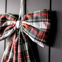Holiday Plaid Bow