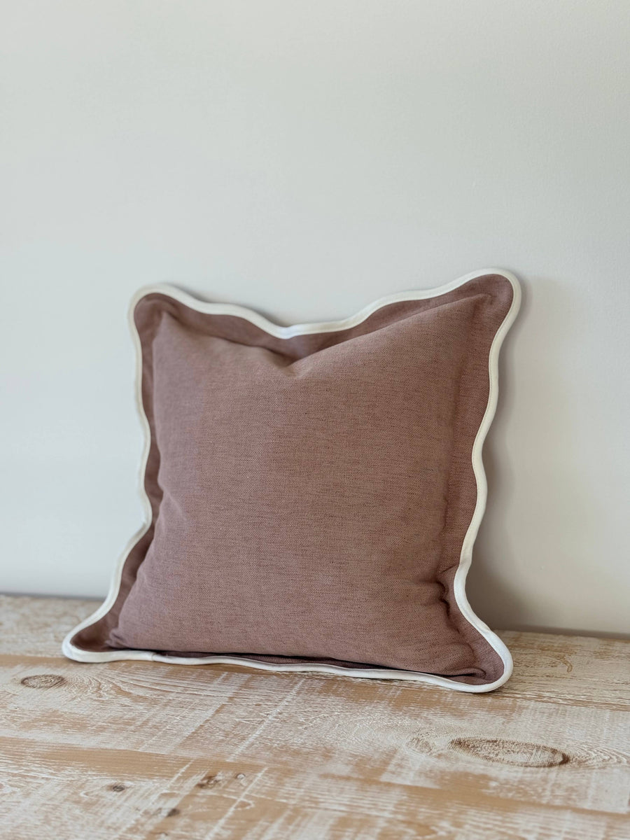 Maive Scalloped Pillow Cover