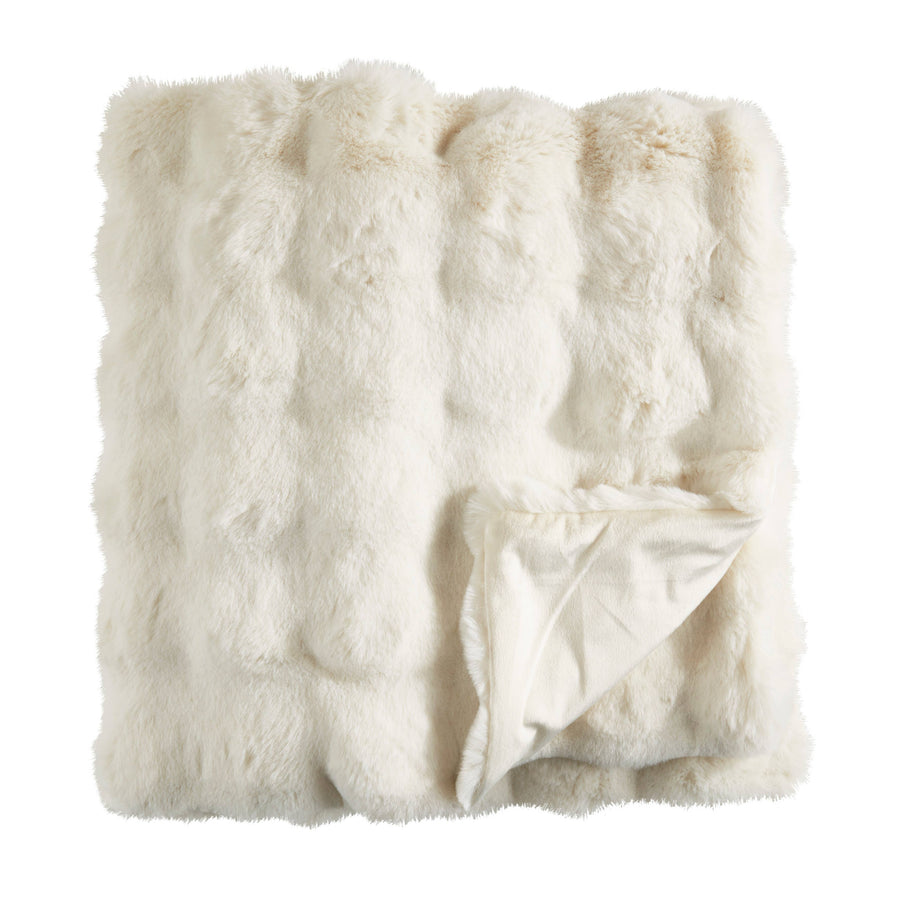 Soft Faux Fur Throw