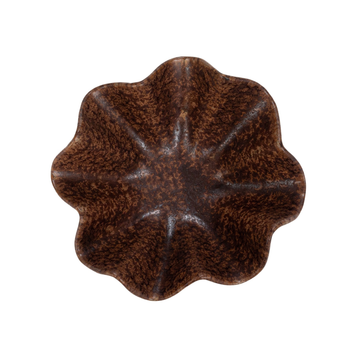 Stoneware Pleated Dish