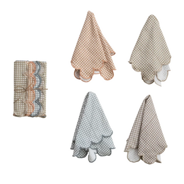 Cotton Scalloped Napkins