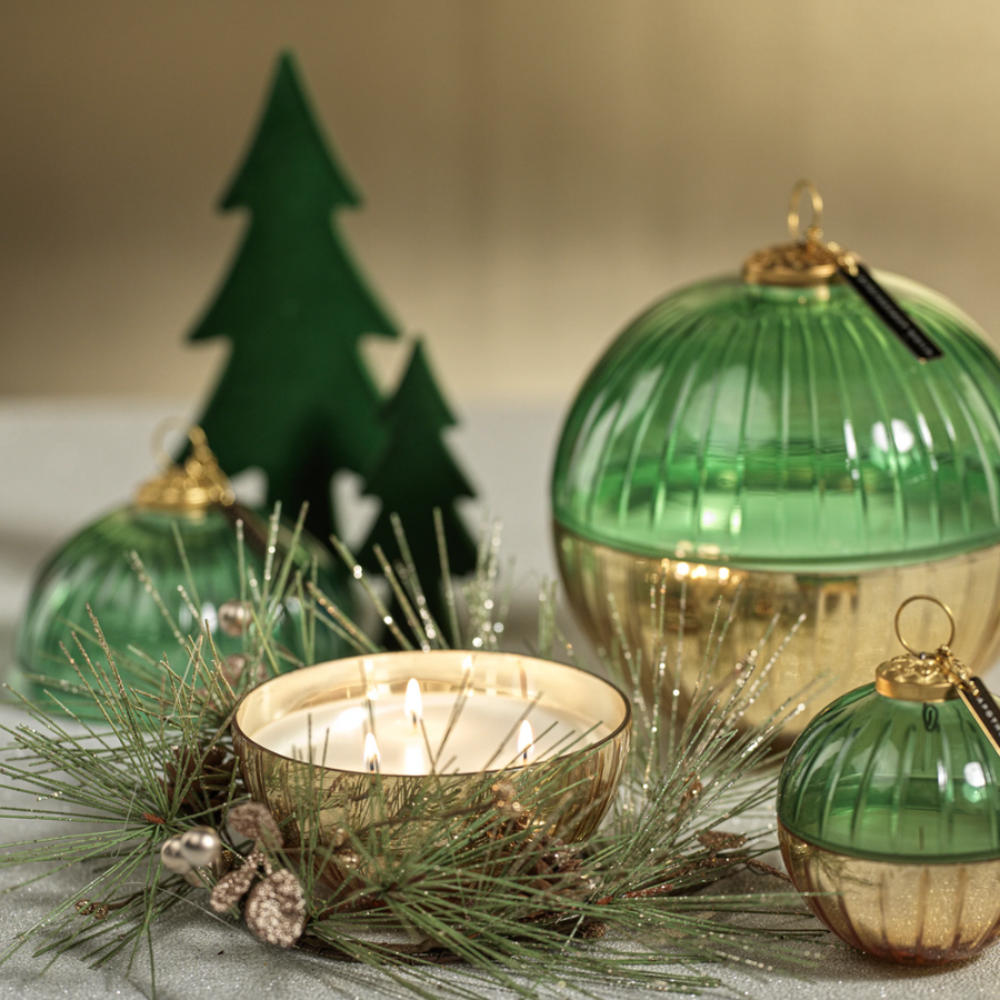 Pine Needle Glitter Wreath