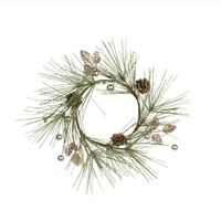 Pine Needle Glitter Wreath
