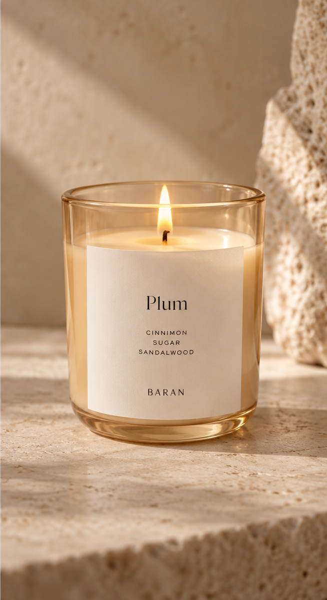 Plum Candle