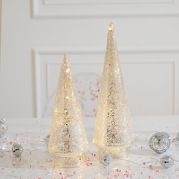 Metallic Textured LED Tree