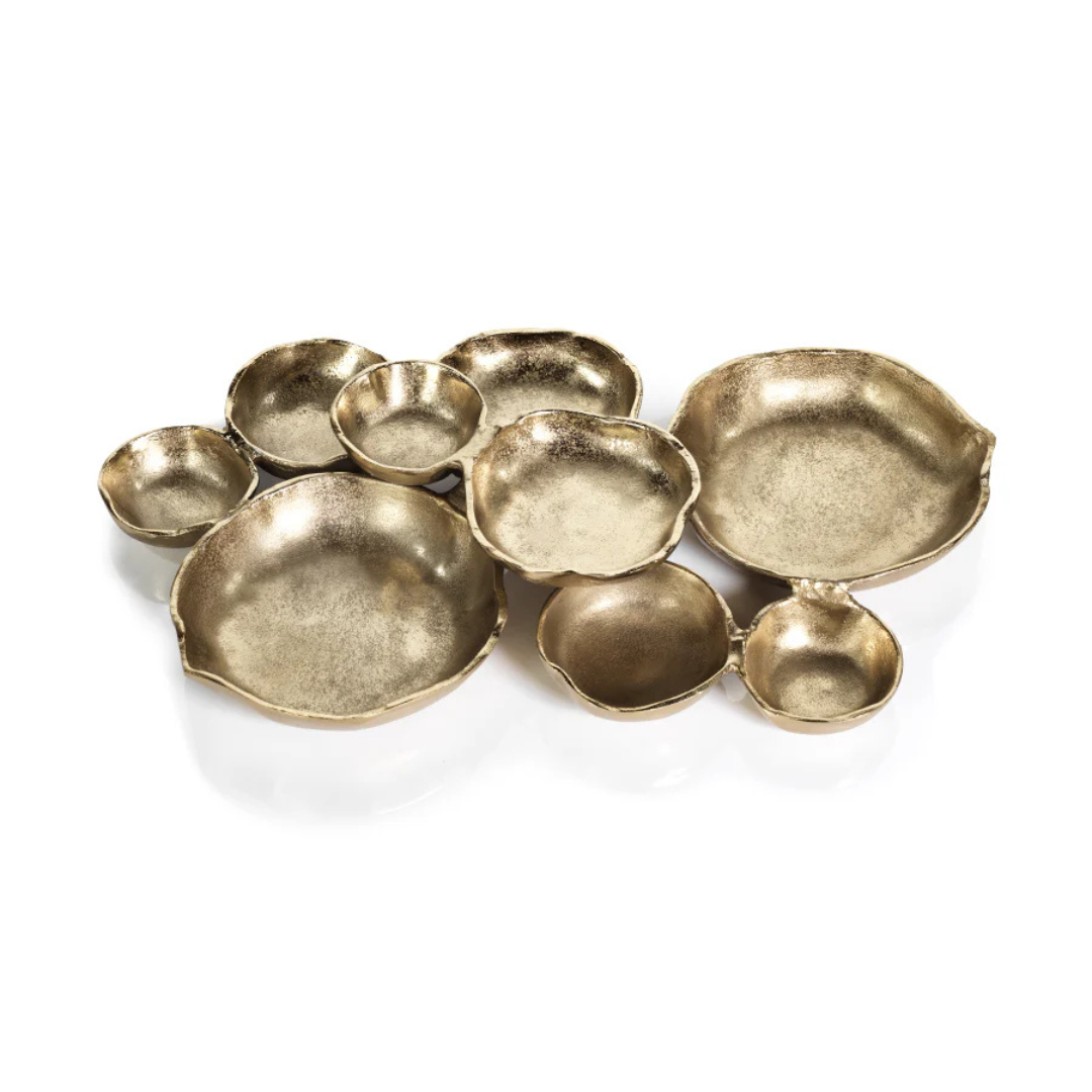 Cluster of Nine Serving Bowls