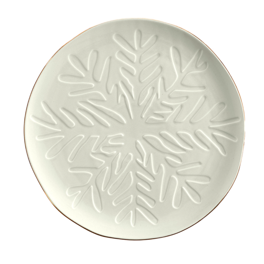 Ceramic Snowflake Tray