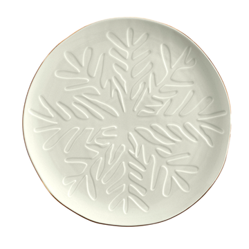 Ceramic Snowflake Tray