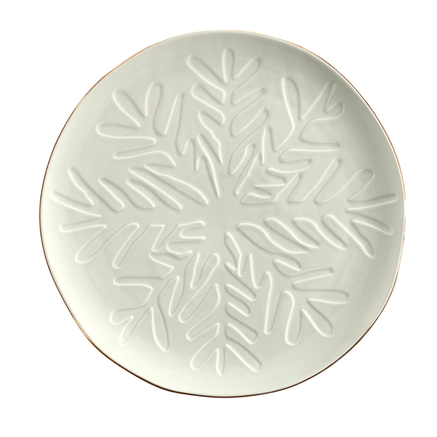 Ceramic Snowflake Tray