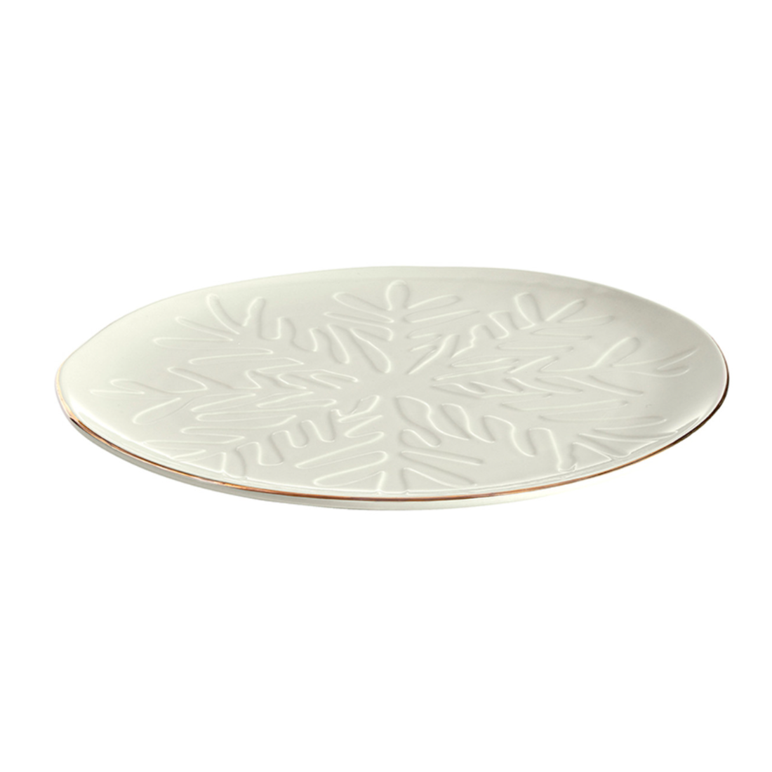 Ceramic Snowflake Tray