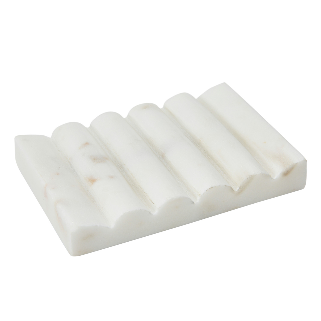 Curved Marble Soap Dish