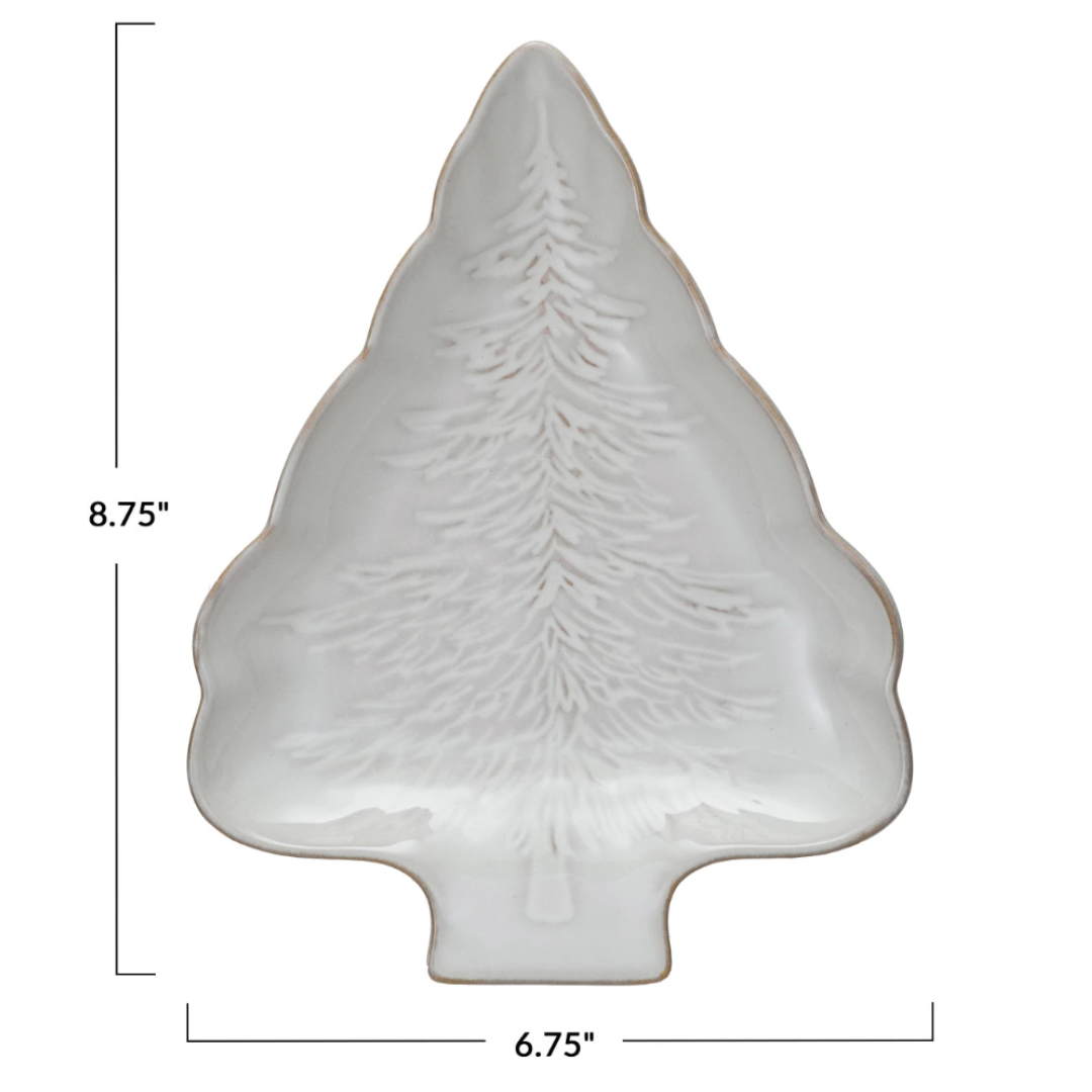 Stoneware Tree Dish