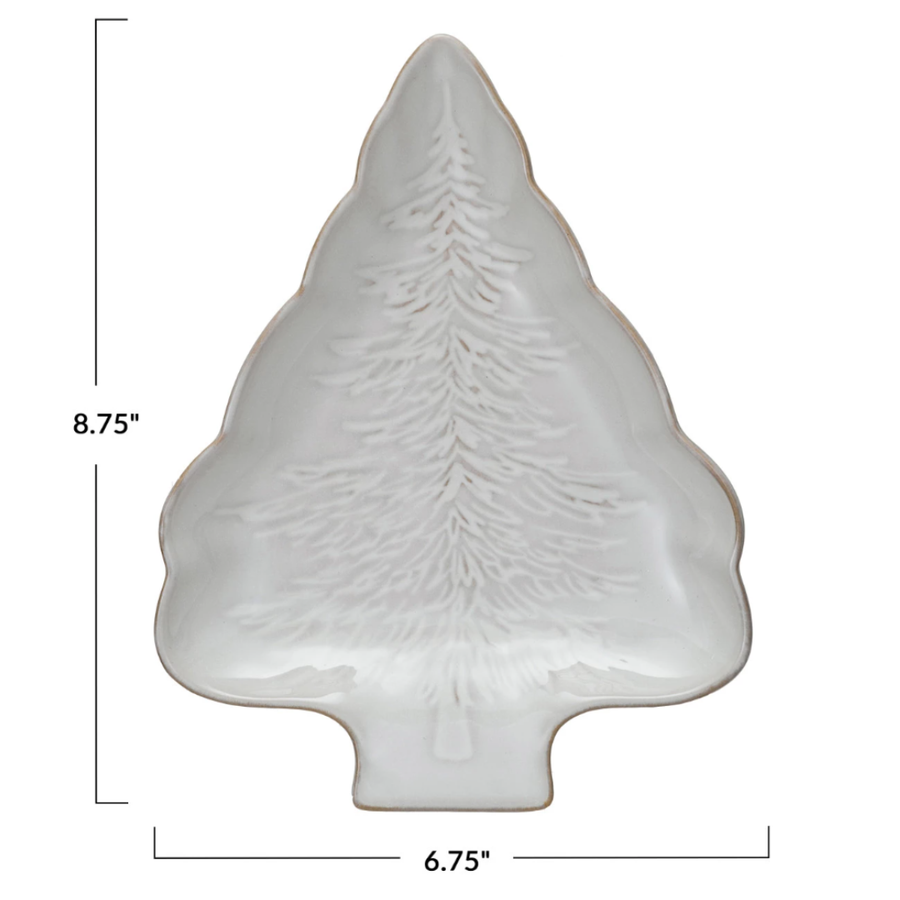 Stoneware Tree Dish