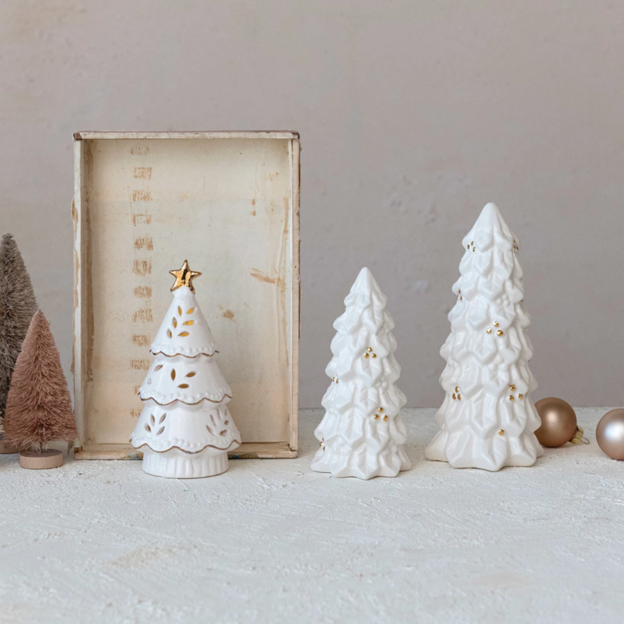 Stoneware Trees - Set of 3