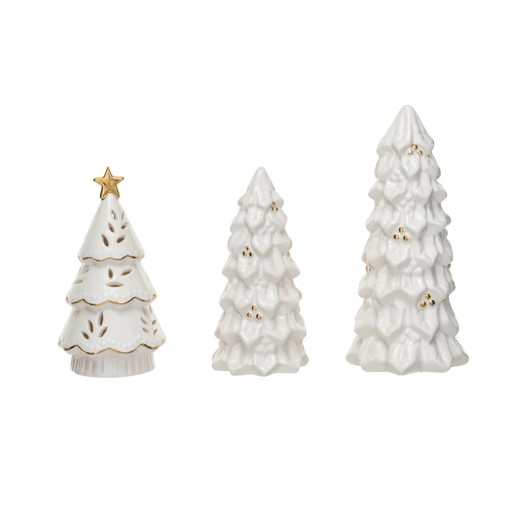 Stoneware Trees - Set of 3