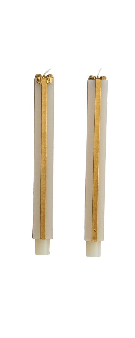 Present Shaped Taper Candles