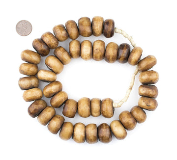 Kenya Light Brown Bone Beads