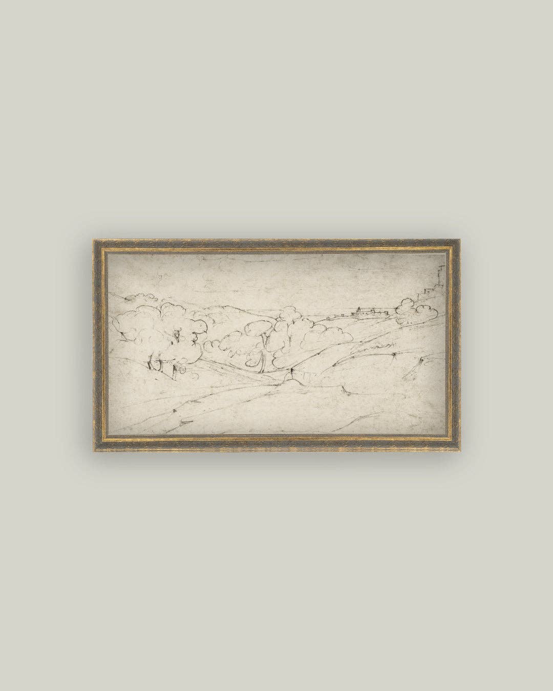Rolling Hills Sketch: 12x7