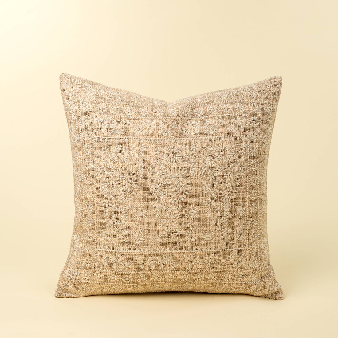 Nisha Embroidered Pillow Cover 20x20