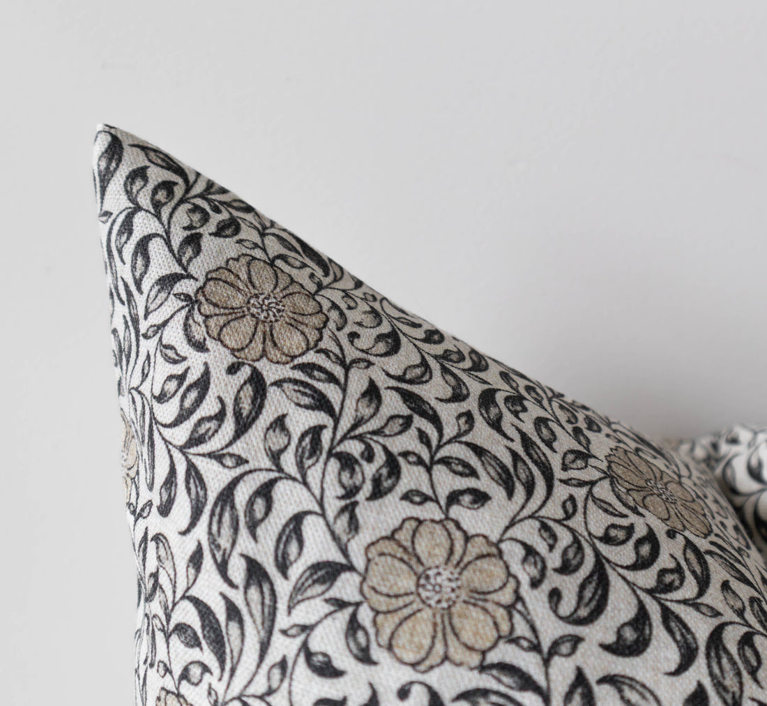 Fleur de Vie Floral Pillow Cover