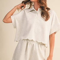 Scallop Edge Collar Set