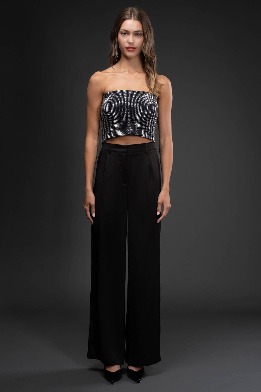 Satin Wide Leg Pants