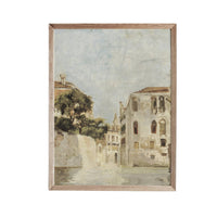 Vintage Italian Cityscape Art Print