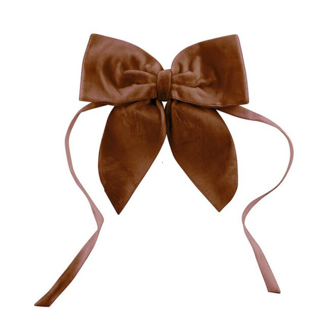 Brown Velvet Bow Napkin Ties