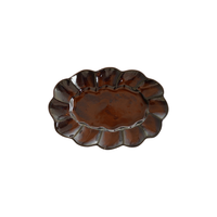 Stoneware Scalloped  Plate