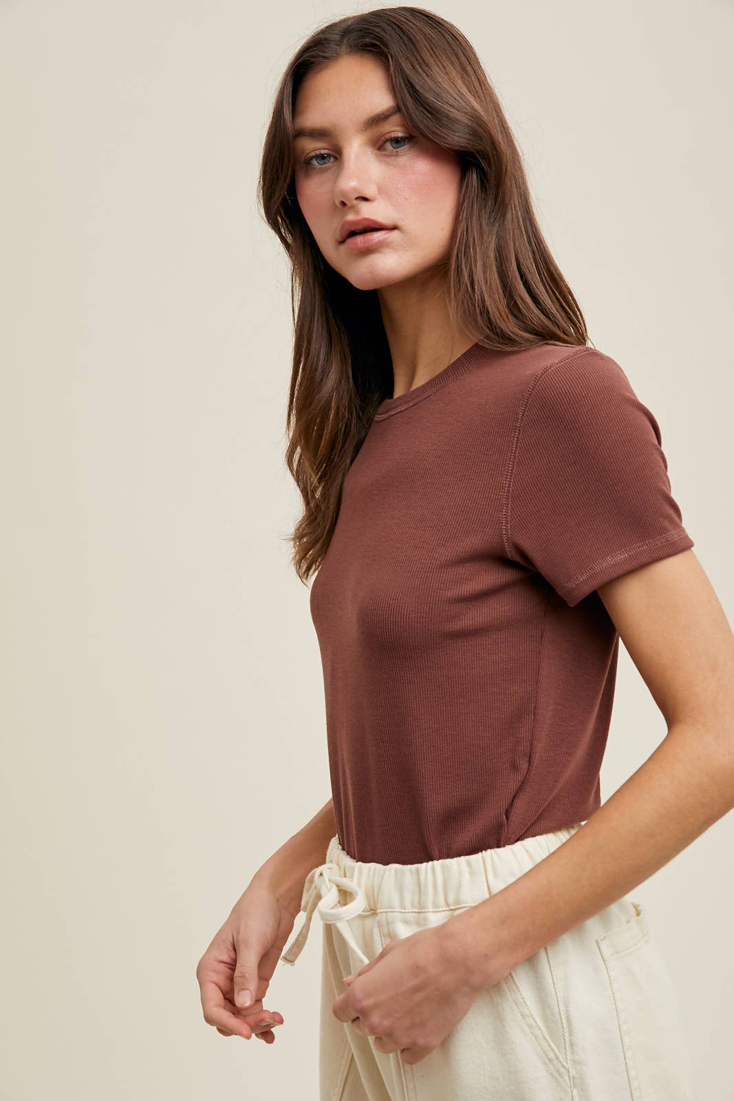 Ribbed Tee