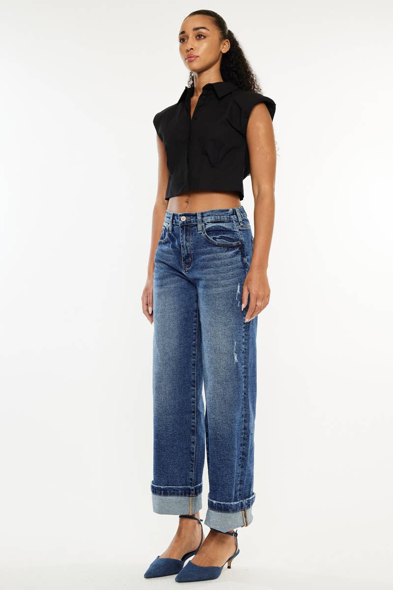 Abigail Wide Leg Jean