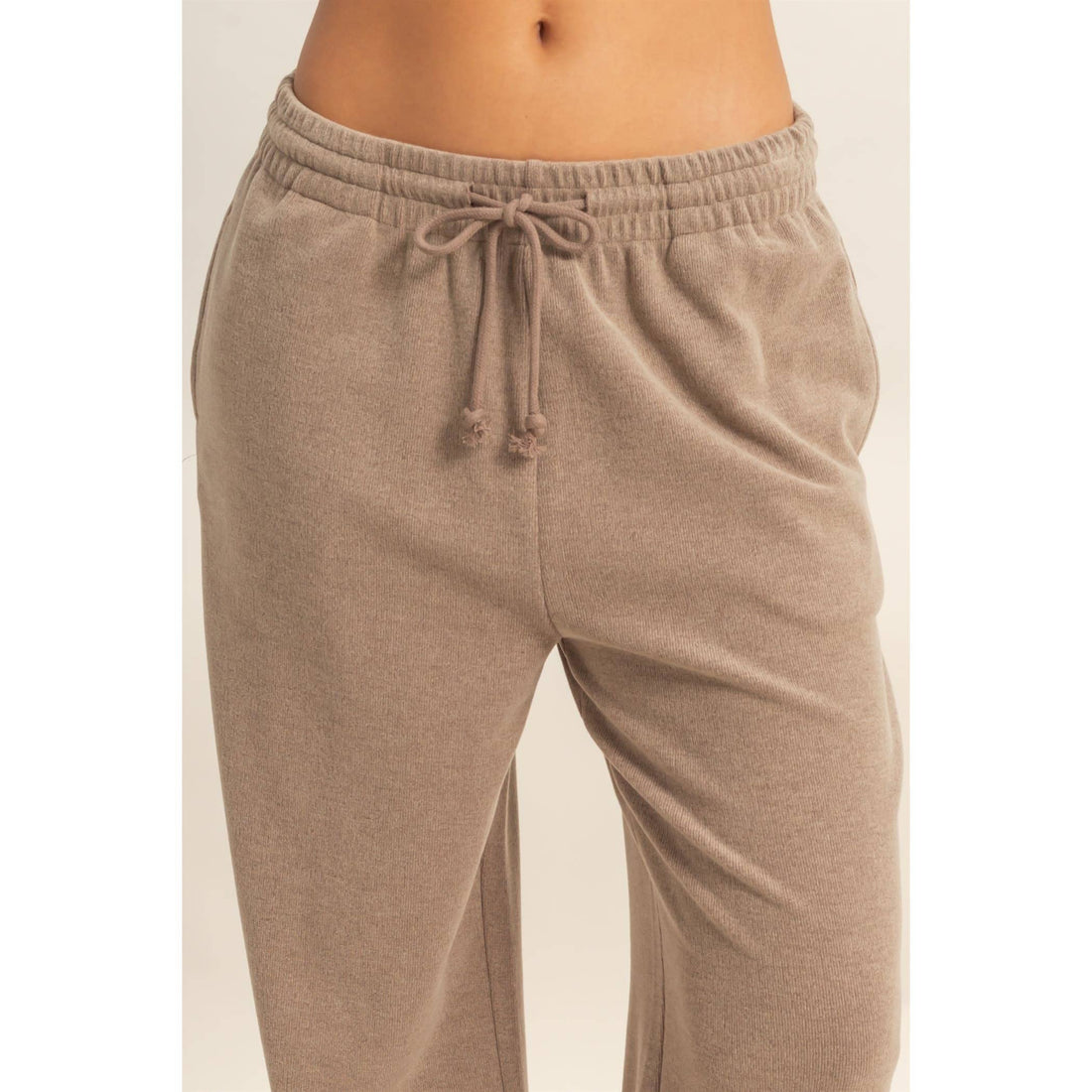 Soft Ribbed Joggers