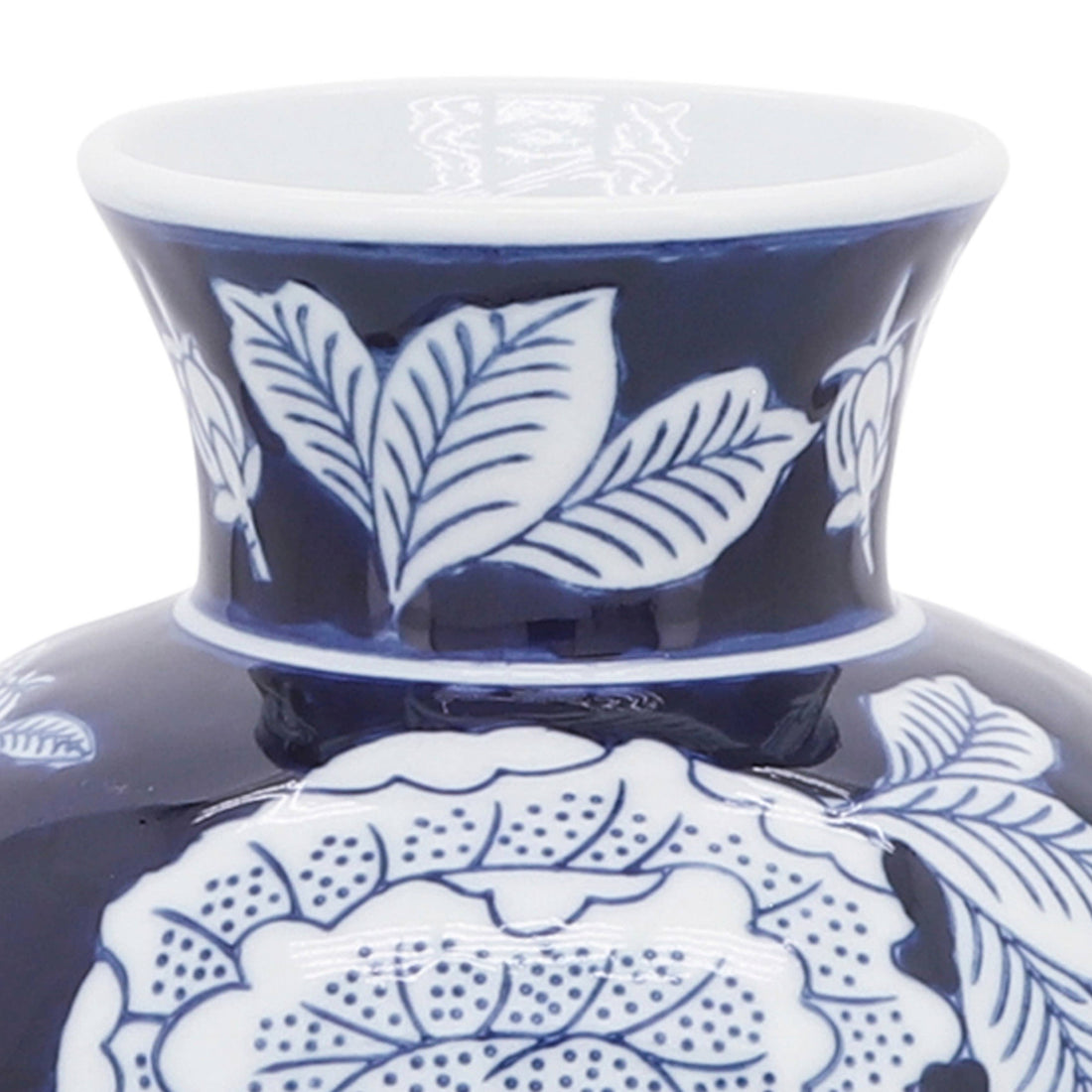 Ceramic Round Floral Vase