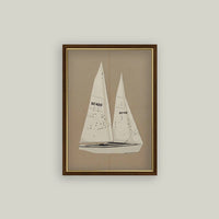 Sailboat Illustration: 11x15
