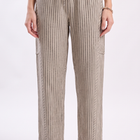 Pinstripe Drawstring Pants