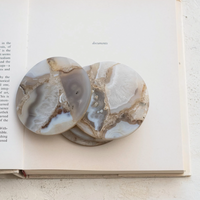 Agate Coaster Set