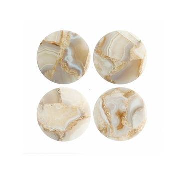 Agate Coaster Set
