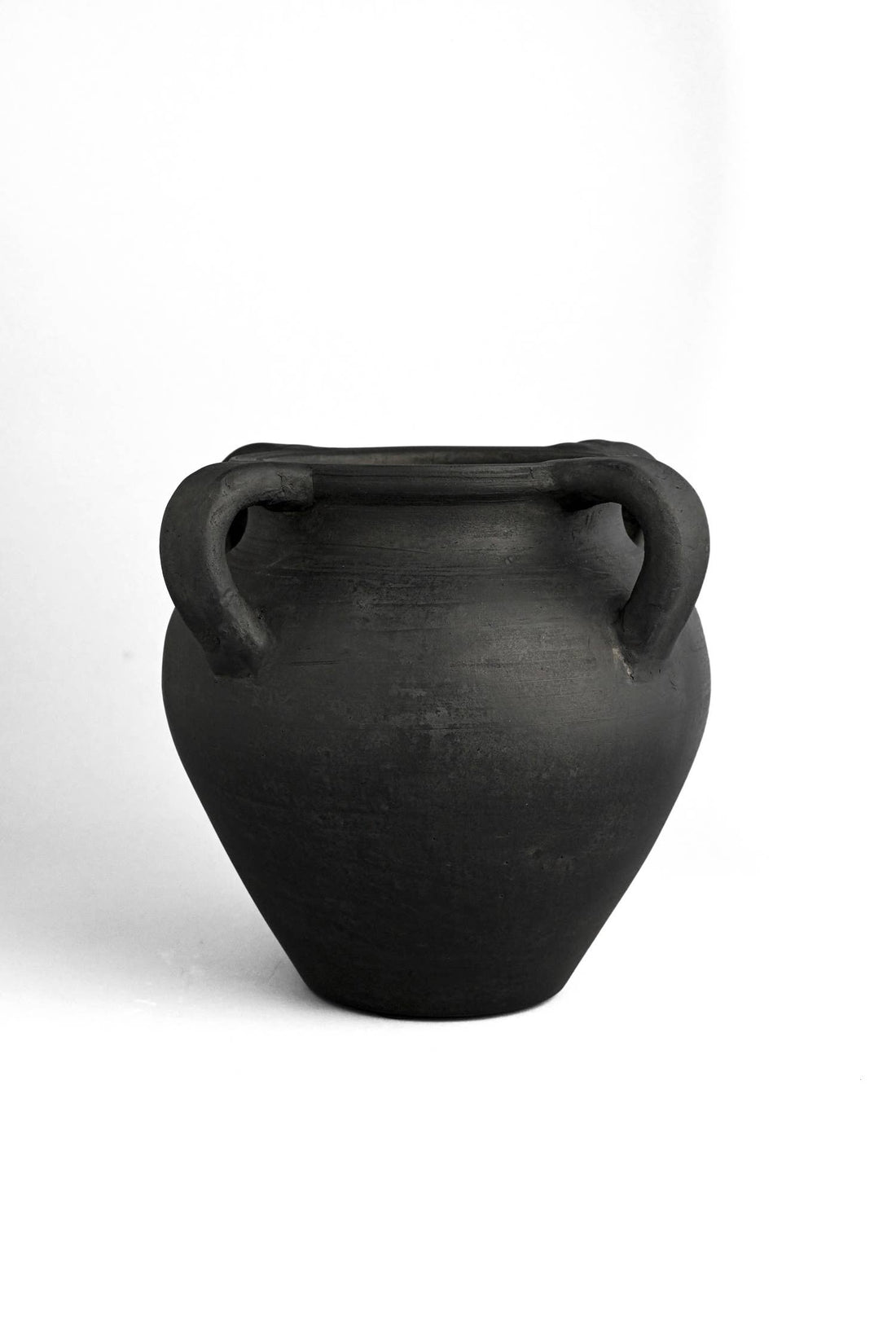 Black Terracotta Vase