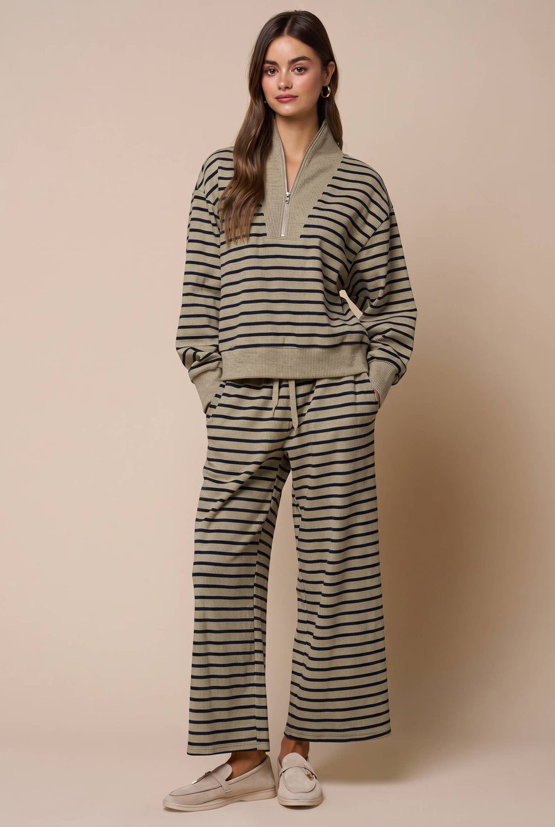 Stripe Knit Pants