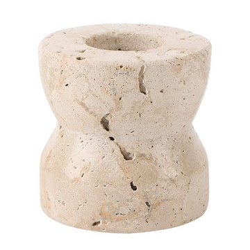 Travertine Marble Taper Holder